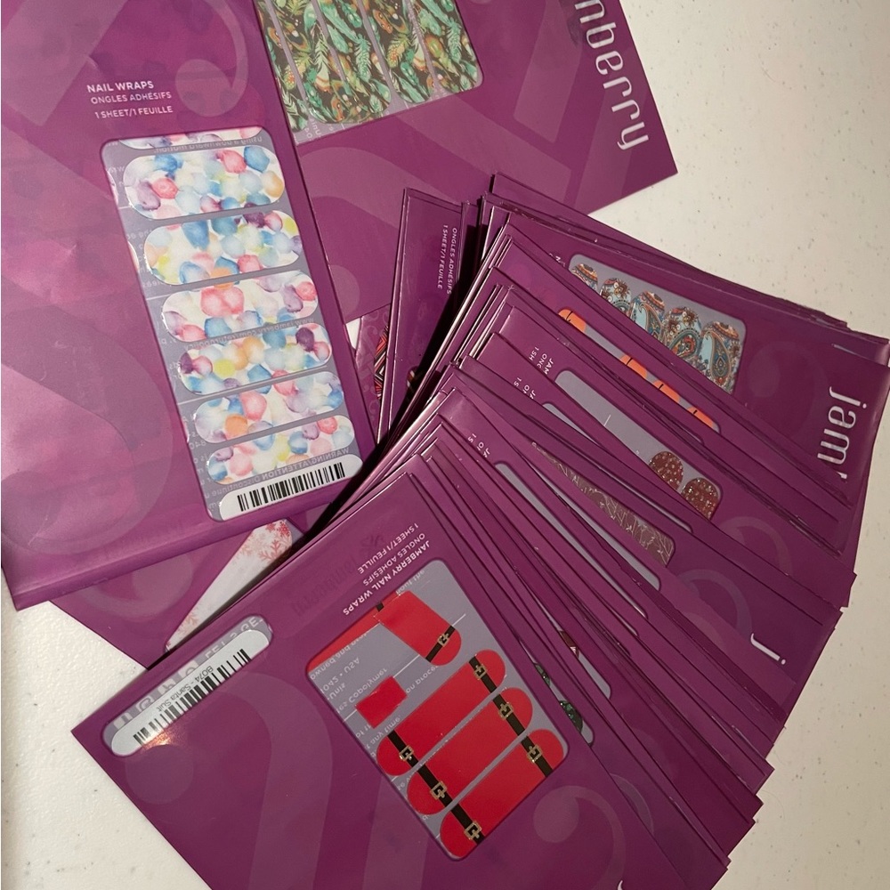 67- partial sheets Jamberry Nail Wraps partial sheets